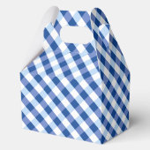 Bibs & Ribs BBQ Rustic Navy Geruite Baby Shower Bedankdoosjes (Achterkant)