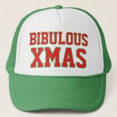 Bibulous Christmas™ Trucker Hat Trucker Pet (Voorkant)