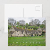 Bibury Arlington Row uitzicht briefkaart (Voorkant / Achterkant)