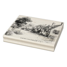 Bibury Cotswolds Stamp Rubberstempel