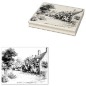 Bibury Cotswolds Stamp Rubberstempel (Gestempeld)