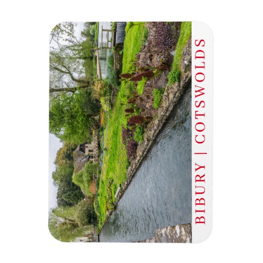 Bibury stream fridge magnet magneet (Verticaal)