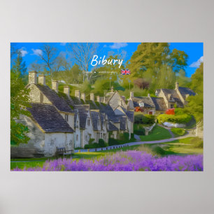 Bibury, Verenigd Koninkrijk - Arlington Row Cottag Poster