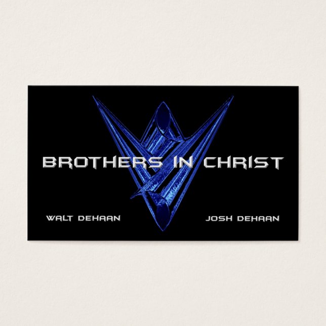 BIC-ministeries Visitekaartje (Voorkant)