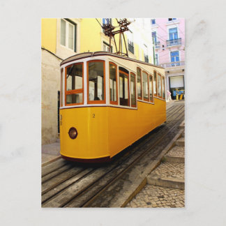 Bica Funicular, Lissabon, Portugal Briefkaart