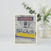 Bica kabelillustratie, de iconische charme van Lis Briefkaart (Staand voorkant)