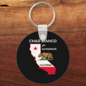 Bicanco 2026 Chad Bianco For Governor Of Californi Sleutelhanger (Voorkant)