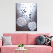 Bicarbonaat van natriumzout in water canvas afdruk (Insitu (Woonkamer))