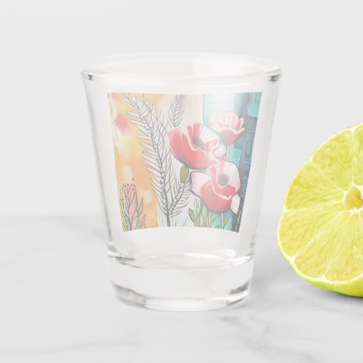 Bicchiere con motivo shot glas (Achterkant)