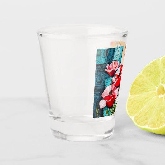 Bicchiere con motivo shot glas (Links)