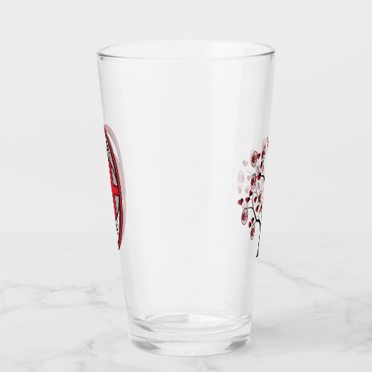 Bicchiere Milan calcio Glas (Rechts)