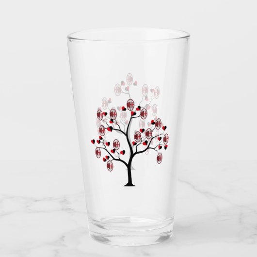 Bicchiere Milan calcio Glas (Voorkant)