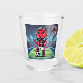 Bicchiere Milan calcio Shot Glas