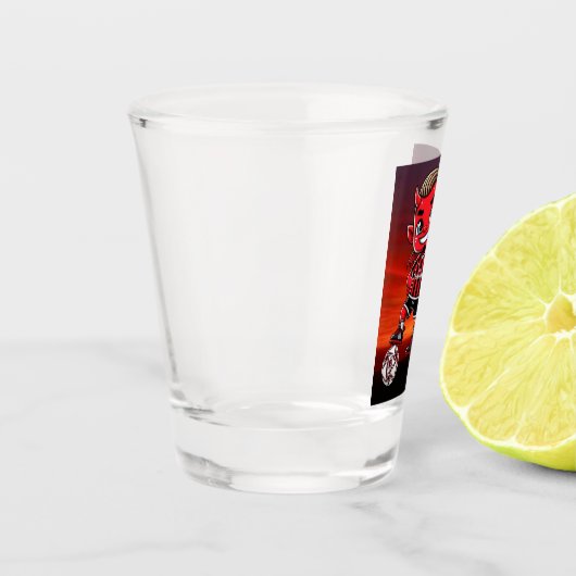 Bicchiere Milan calcio Shot Glas (Links)