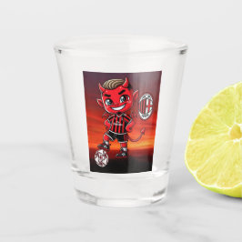 Bicchiere Milan calcio Shot Glas