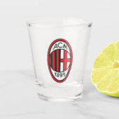 Bicchiere Milan calcio Shot Glas (Voorkant)