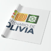 bicentenario Bolivia Cadeaupapier (Uitgerold)
