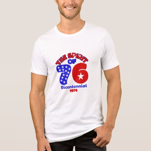 BICENTENNIAL 76 - RETRO Tri-Blend SHIRT (Voorkant)