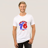 BICENTENNIAL 76 - RETRO Tri-Blend SHIRT (Voorkant volledig)