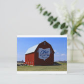Bicentennial Barn Red Briefkaart (Staand voorkant)