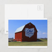 Bicentennial Barn Red Briefkaart (Voorkant / Achterkant)