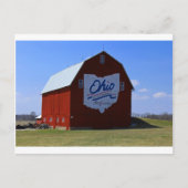 Bicentennial Barn Red Briefkaart (Voorkant)