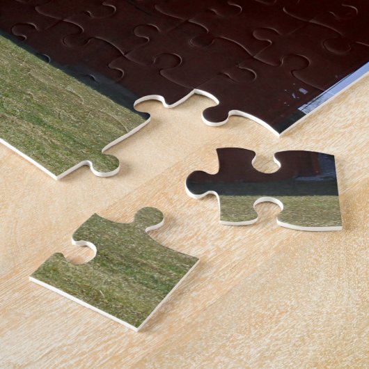 Bicentennial Barn Red Legpuzzel (Zijkant)