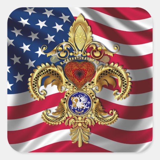 Bicentennial Sticker SQ meer dan 50 kleuren Uitzic (Voorkant)
