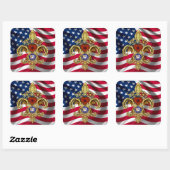 Bicentennial Sticker SQ meer dan 50 kleuren Uitzic (Vel)