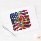 Bicentennial Sticker SQ meer dan 50 kleuren Uitzic (Envelop)