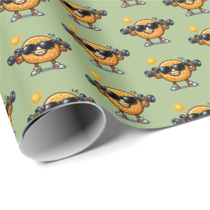 Bicep Bagel Cadeaupapier