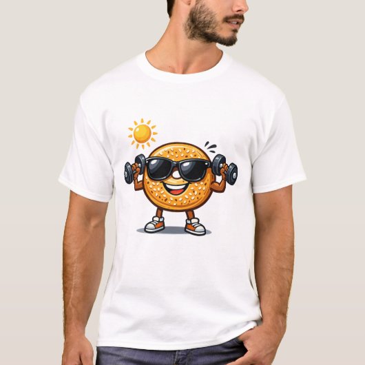 Bicep Bagel T-shirt (Voorkant)