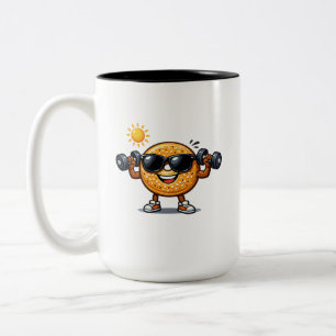 Bicep Bagel Tweekleurige Koffiemok