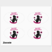 Bicep Betties Ovale Sticker (Vel)
