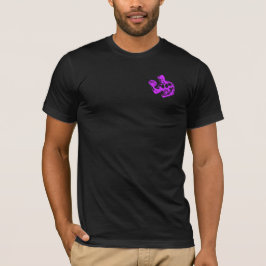 Bicep Curl Minimalist Gym - Purple Fitness Design T-shirt