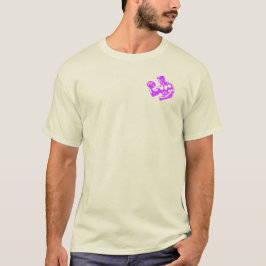 Bicep Curl Minimalist Gym - Purple Fitness Design T-shirt