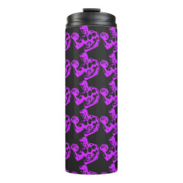 Bicep Curl Minimalist Gym - Purple Fitness Design Thermosbeker