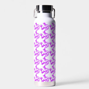 Bicep Curl Minimalist Gym - Purple Fitness Design Waterfles