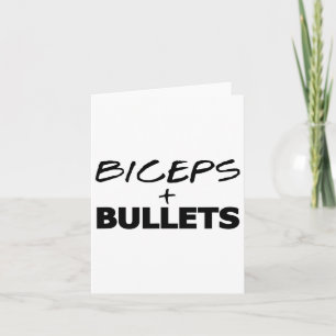 Biceps en Bullets Workout Fitness Bodybuilding GI Kaart