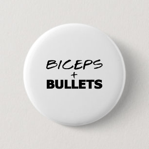 Biceps En Kogels Workout Fitness Bodybuilding Gesc Ronde Button 5,7 Cm