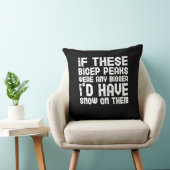 Biceps Fitness Gym Workout Arm Day Kussen (Stoel)