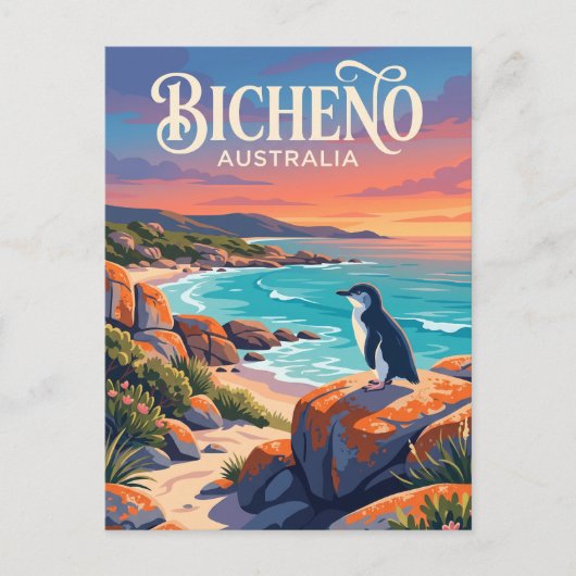 Bicheno Australië Briefkaart (Voorkant)