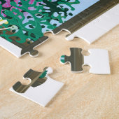 Bicheno Tasmanië vintage reisposter Legpuzzel (Zijkant)