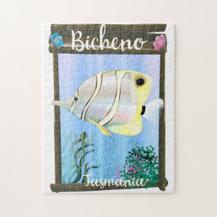 Bicheno Tasmanië vintage reisposter Legpuzzel