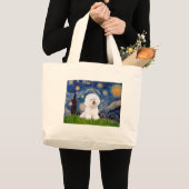 Bichon 1 - Sterrennacht Grote Tote Bag (Voorkant (product))