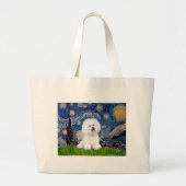 Bichon 1 - Sterrennacht Grote Tote Bag (Voorkant)