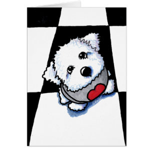 Bichon Baby Note Kaart