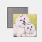 Bichon Baby's Magneet (Voorkant / Achterkant)