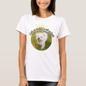 Bichon & Bal Zonnebloemdagen T-shirt (Voorkant)
