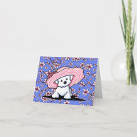 Bichon Belle bedankkaart